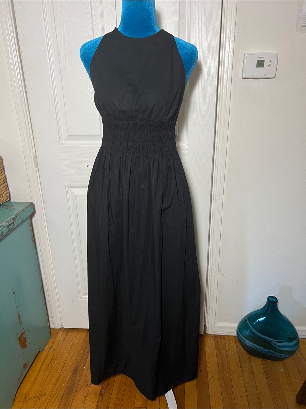 Anthropologie Xirena Tove Cotton Black Maxi dress Women’s Small